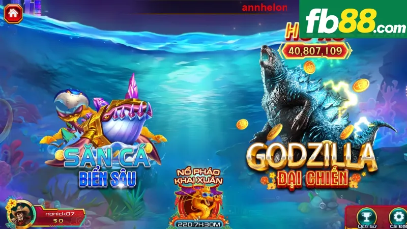 Mở Ra Cơ Hội Mới Với Chơi Bắn Cá Đại Chiến Godzilla FB88 2 Cách chơi bắn cá đại chiến Godzilla FB88